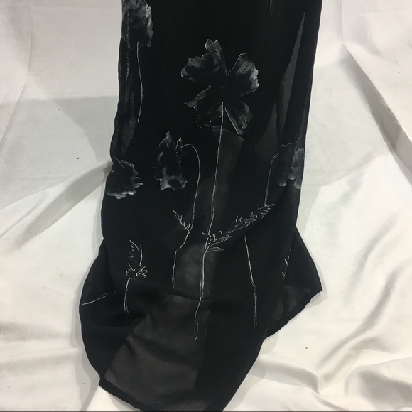 Casual Corner Black Floral Maxi Dress - Picture 3 of 5
